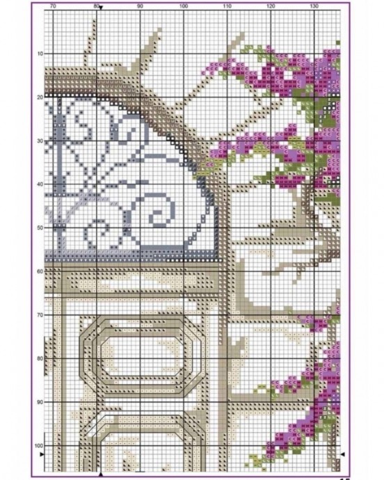 Вышивка крестом: велосипед