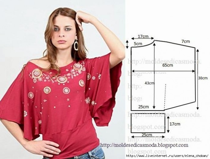 Моделирование блузок и туник