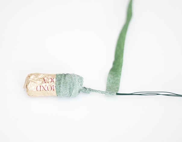 Каллы из креп бумаги