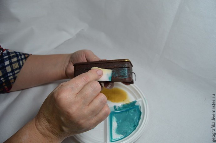 Дама в голубом