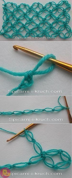 Очень красивые узоры крючком