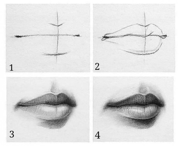 ​Учимся рисовать губы