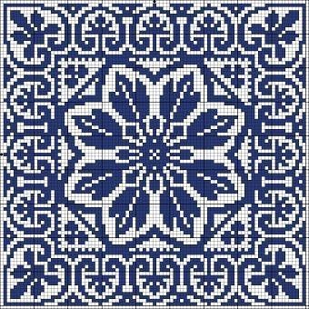 Большая подборка схем для вышивки интересных орнаментов