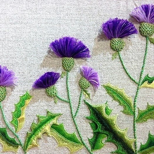 Шедевральная объемная вышивка