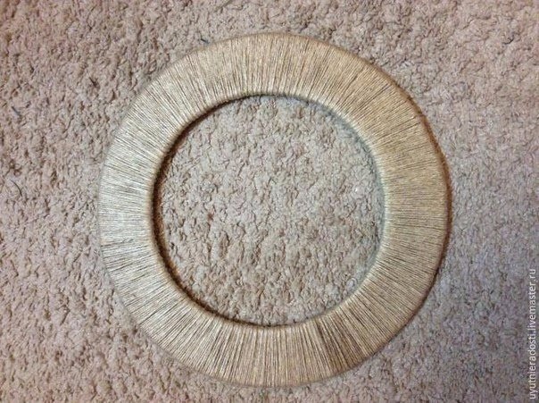 Новогодний веночек своими руками