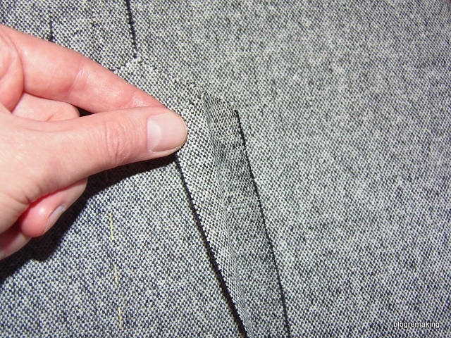 Технология обработки шлицы в изделиях с подкладкой