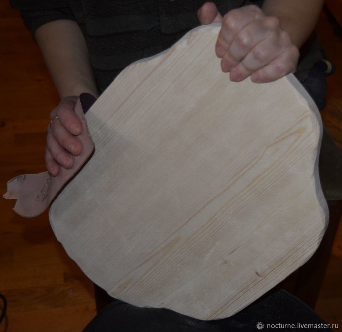 Часы с фантазийной росписью