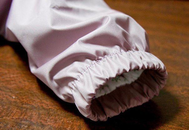 Обработка низа рукава куртки