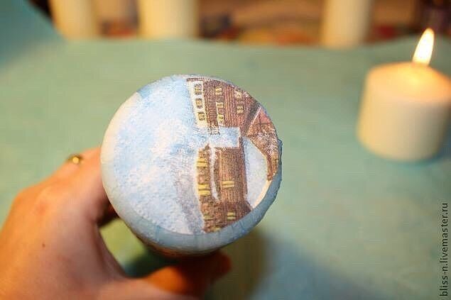 Быстрый декупаж свеч