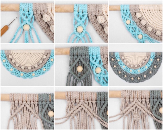 Панно в технике "Макраме" Панно в технике "Макраме"