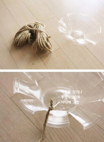 ​Ваза для мелочей на основе пластиковой бутылки