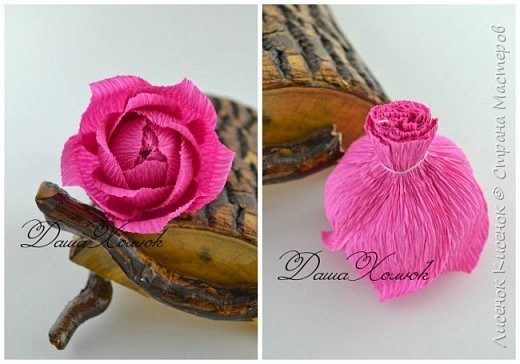 Восхитительные розы из гофрированной бумаги: мастер-класс Восхитительные розы из гофрированной бумаги: мастер-класс