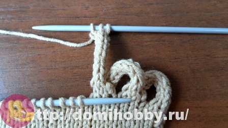 ​Закрытие петель с оформлением края шнуром