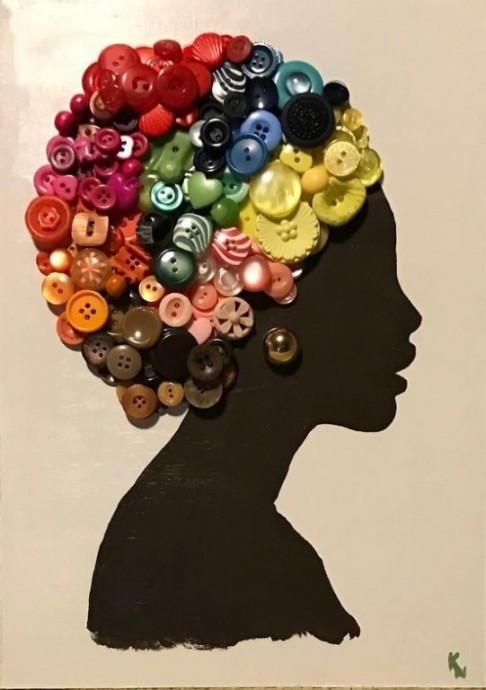 Искусство из пуговиц