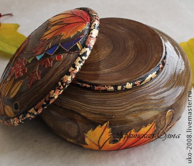 Шкатулка "Яркие краски природы"