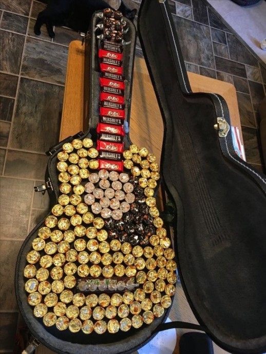 ​Сладкий подарок в виде гитары