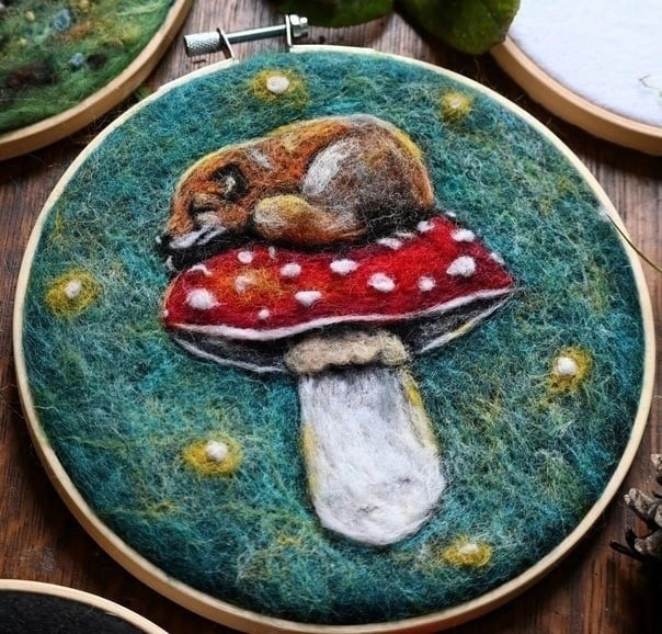 Шерстяная акварель: идеи для вдохновенного творчества