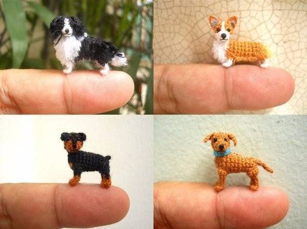 Миниатюрные собачки из пряжи: невероятные идеи для творчества