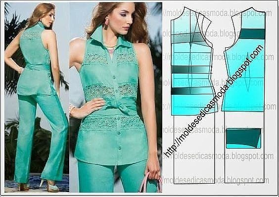 Моделирование топов, туник и блузок