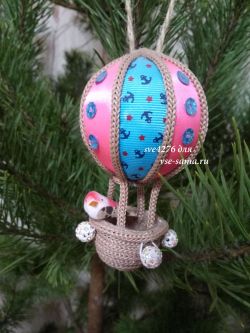 Ёлочная игрушка "Аэростат"