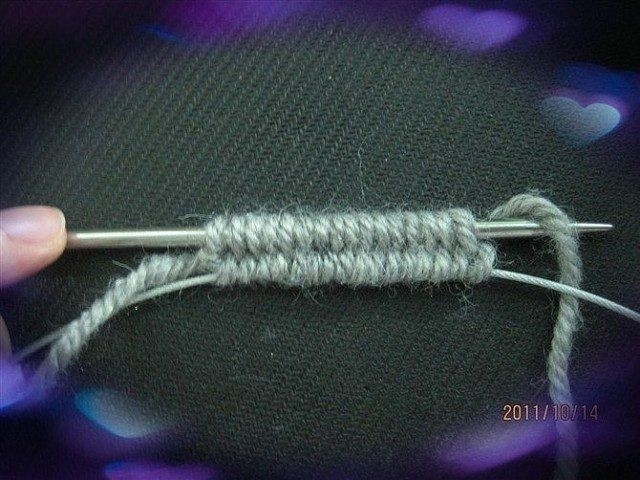 Двухсторонний (турецкий) набор петель: мастер-класс Двухсторонний (турецкий) набор петель: мастер-класс