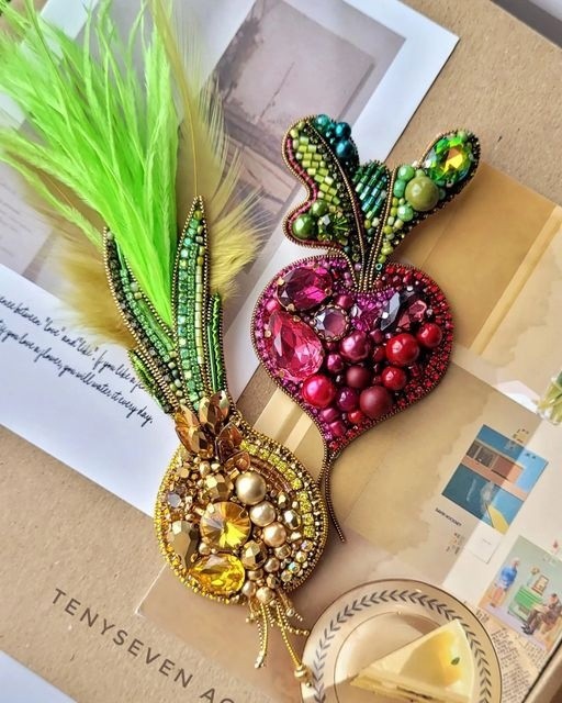 Роскошные броши ручной работы для стильного образа