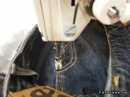 Как заменить молнию в джинсах