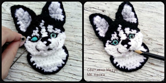 Вязаный малыш Хаски Вязаный малыш Хаски