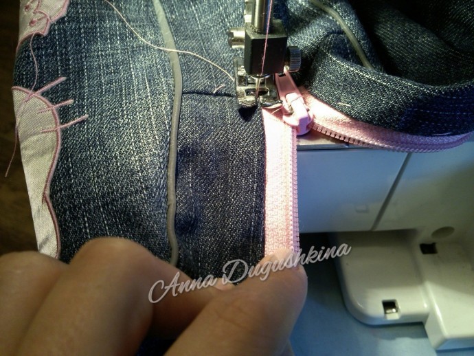 Шьем рюкзачок для девочки из старых джинсов