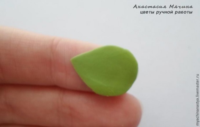 Лепка клевера из полимерной глины