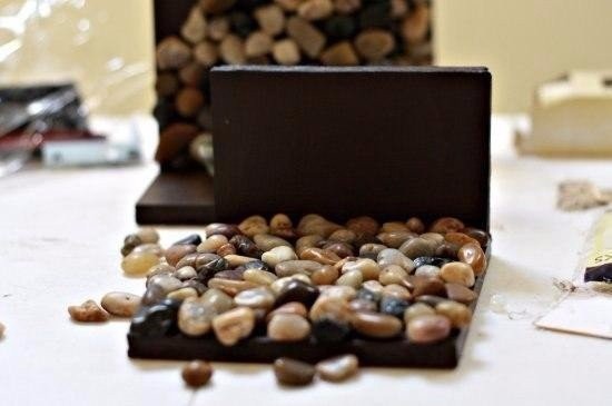 Декор камушками