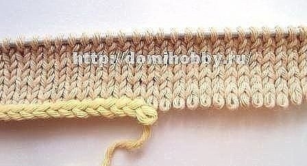 Лёгкий и быстрый набор петель на одну спицу с помощью крючка Лёгкий и быстрый набор петель на одну спицу с помощью крючка