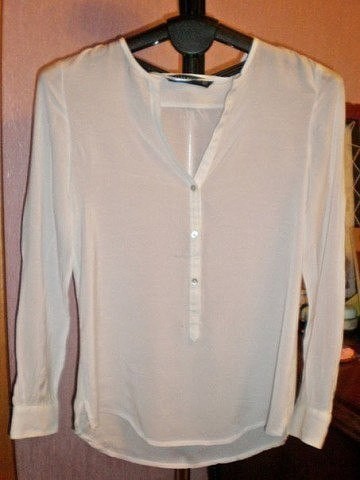 Декор рубашки при помощи гипюра