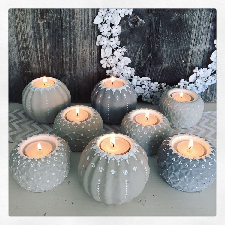 ​Бетонные украшения для дома