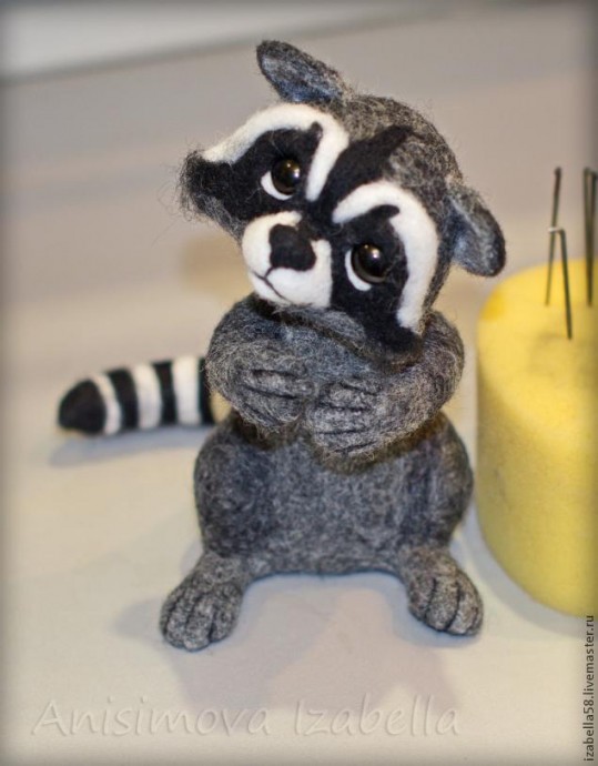 Мастер-класс по валянию енота