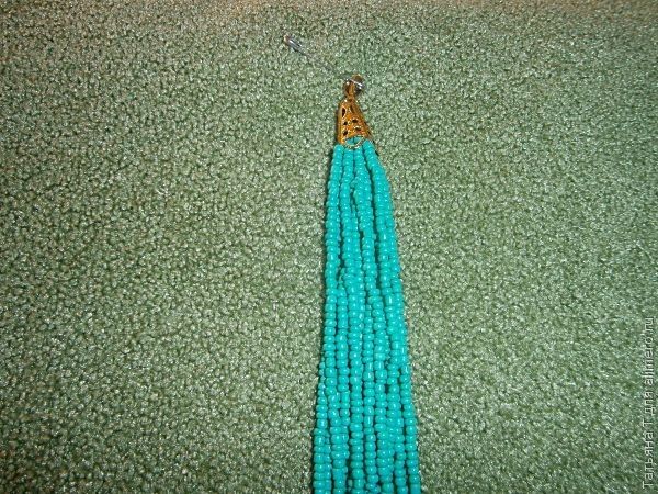 Бисерное ожерелье в кельтском стиле