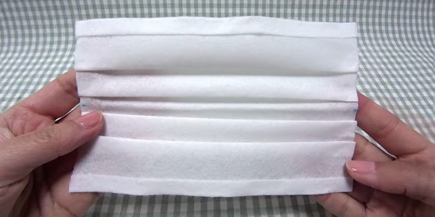 Как сделать медицинскую маску из бумажного полотенца