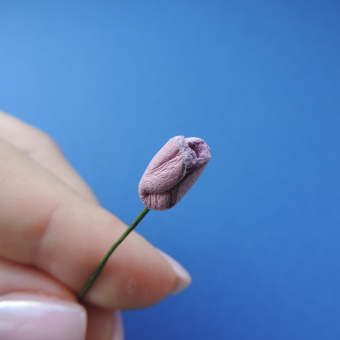 Розочка из кожи