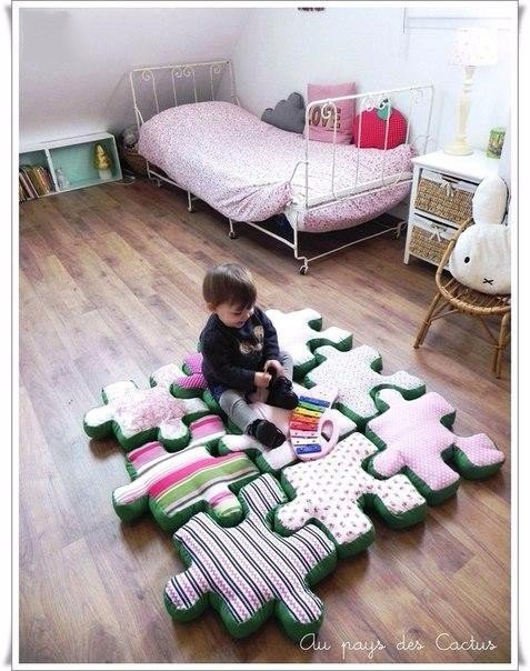 Подушки-пазлы