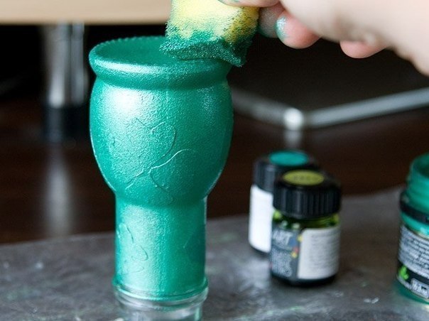Создаем шикарную вазу из обычной бутылочки