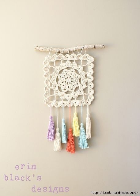 Вязаная мандала Вязаная мандала