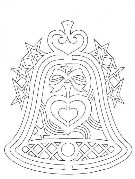 Огромное количество чудесных новогодних трафаретов