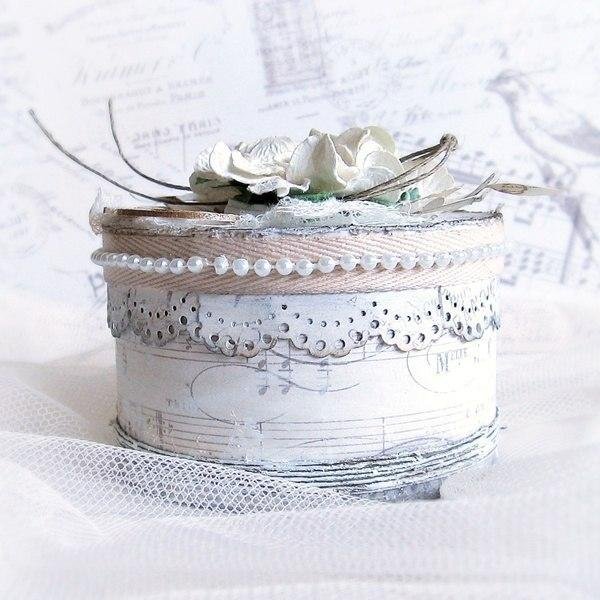 Шкатулка из бобины от скотча