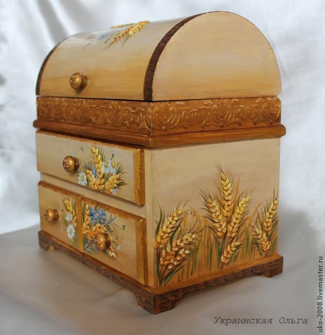 Оформление мини-комода