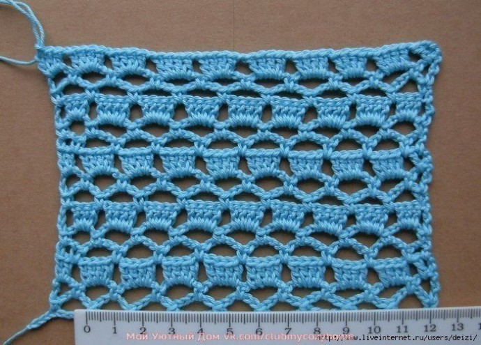 ​Цикличные узоры крючком