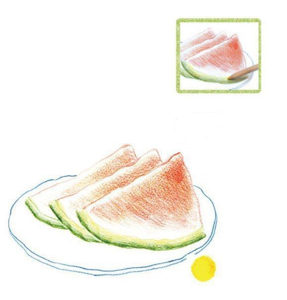 ​Рисуем арбуз