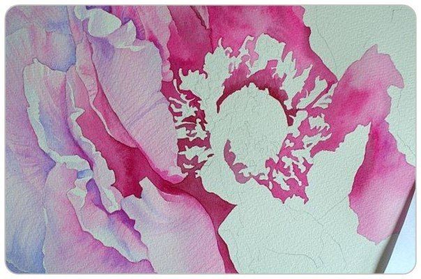 Акварельные цветы, наполненные солнечным светом