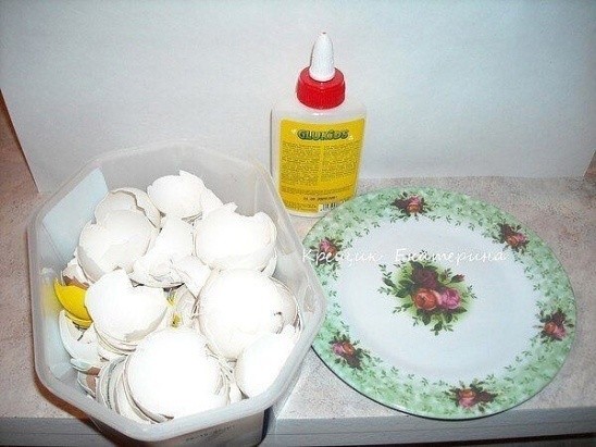 Декупаж на скорлупе