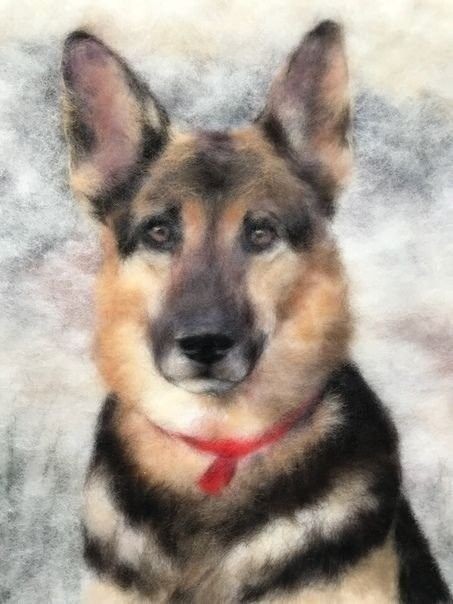 Животные в технике шерстяной акварели: невероятные идеи