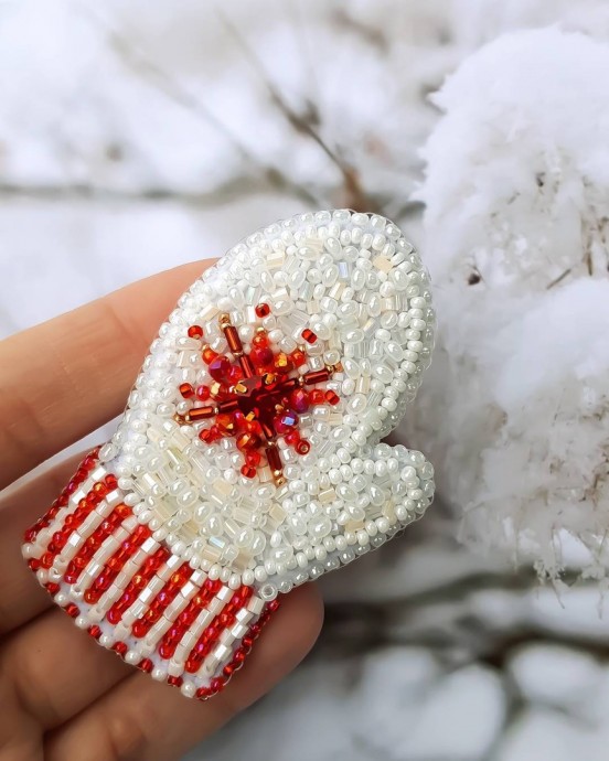 Броши из бисера: идеи